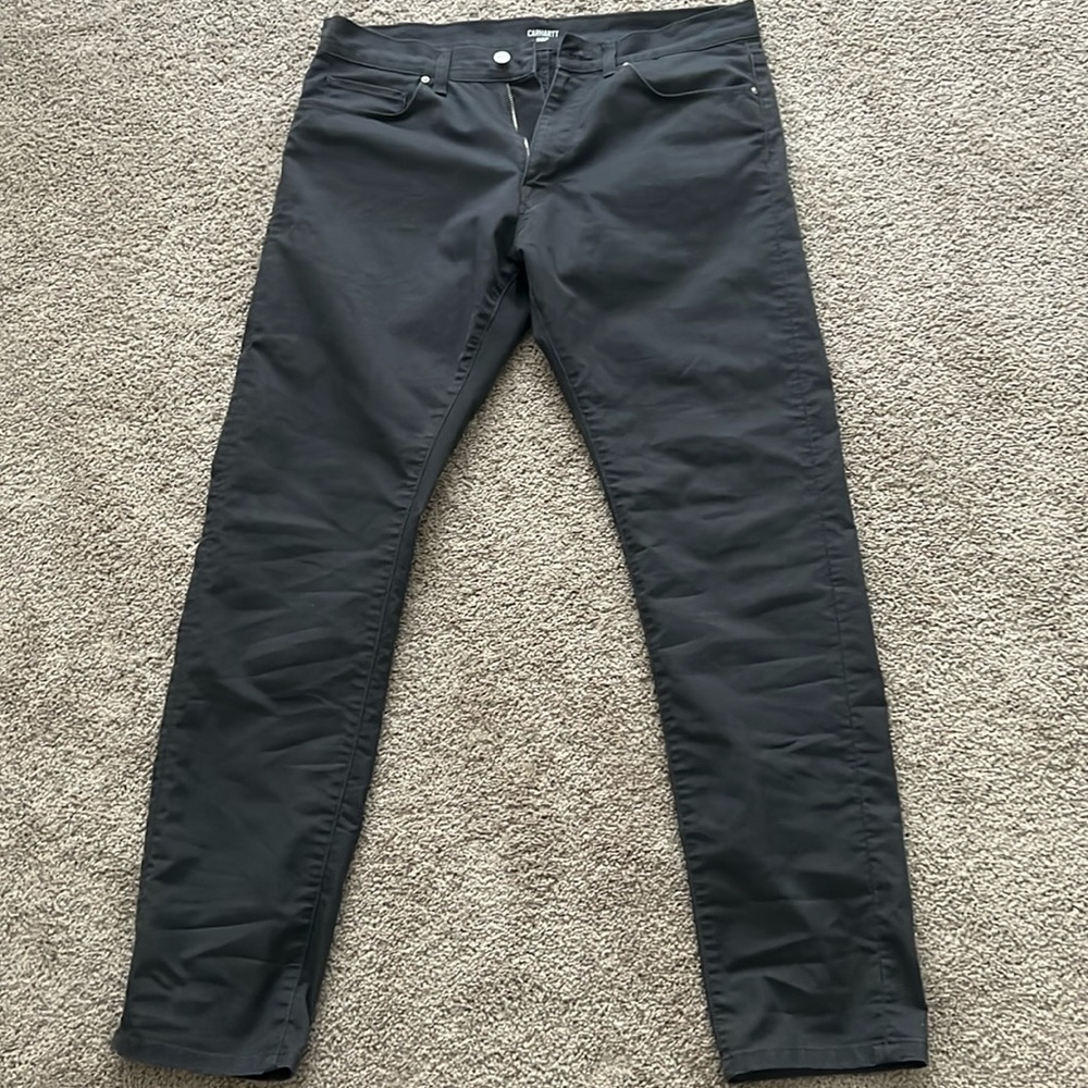 Mens Gray Carhartt WIP Vicious Pant 34/32
